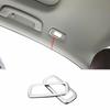 For BMW 5 Series G30 2018- ABS Silver Rear Reading Light Lamp Frame Trim 2X