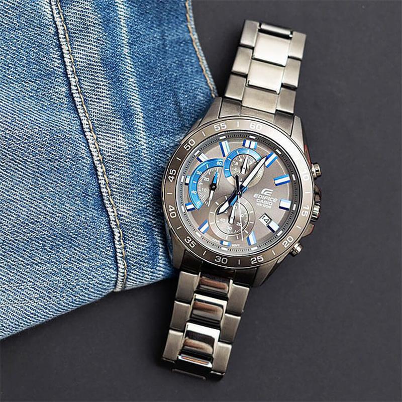 Casio Men EDIFICE Blue Watch EFV-550GY-8A EFV-550GY-8A