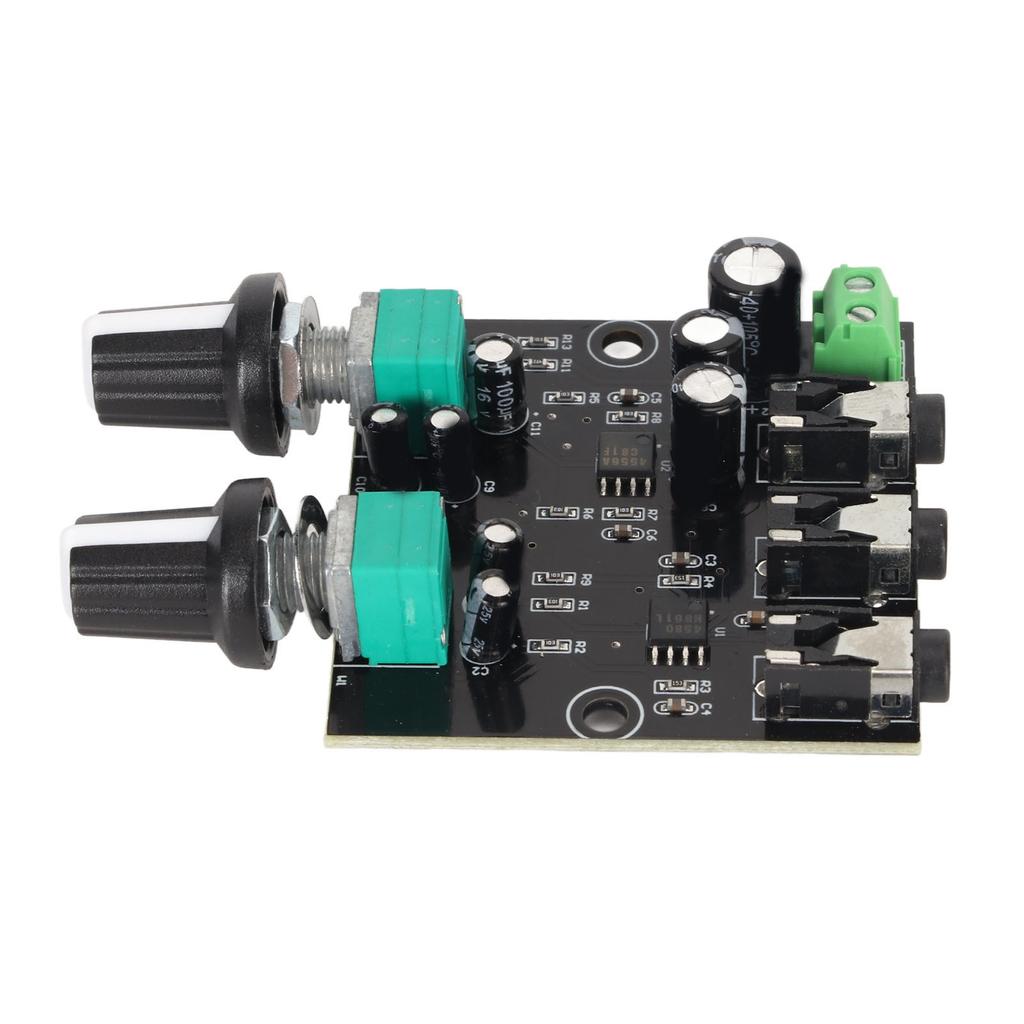 Stereo Sound Signal Mixer Board Module 2 Channel Input 1 Channel Output Headphone Amplifier Board Mo