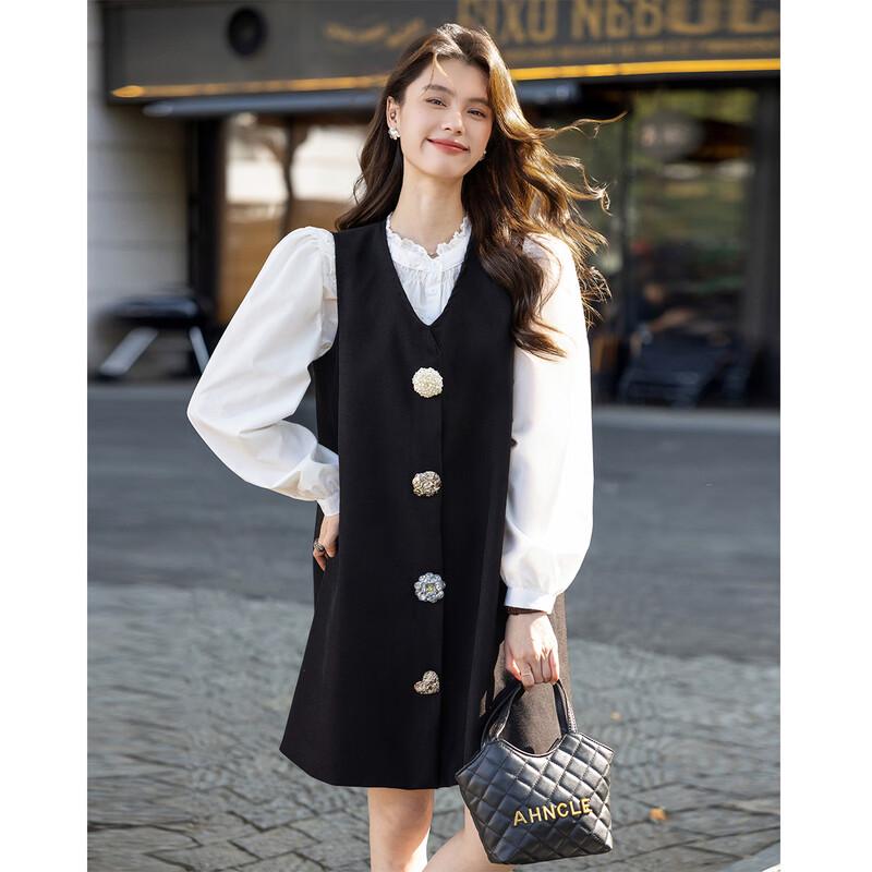 Mocana Women's Tweed Style Shirt & Short Dress Set