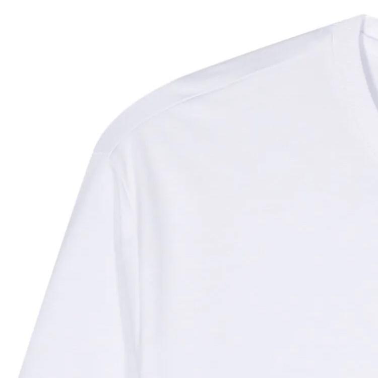 Emporio Armani EA7 SS24 Solid Logo Patch Round Neck Short Sleeve T-Shirt Men tops White 3DPT31-PJRGZ-1000