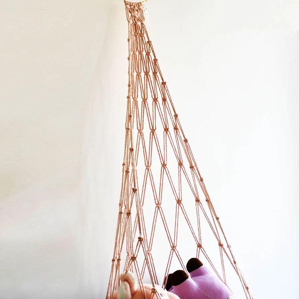 Wall Mounted Plush Toy Hammock INS Stuffed Doll Storage Holder Soft Hanging Net Organizer  Playroom