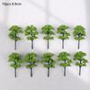 Simulation Mini Green Tree Model Dollhouse Railway Street Scene Decor Ornaments Dollhouse Micro Landscape Garden Ornament