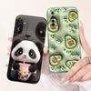 Coole Zachte Siliconen Hoesje Voor Realme 6 Pro / Realme6 Telefoonhoesje Vloeibare Siliconen Cover Voor RMX2001 RMX2061 RMX2063 Konijn Panda