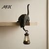 Minimalist Wall Hook Cat with Lantern, 3D Printed LED Light Decorative Handmade Hanger Hook, Creative Shelf for Bookshelf Desk And Entryway