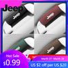 Für Jeep 2 Stück Leder Auto Tür Armlehnenabdeckung Dachgriff Abdeckung Für Jeep Grand Cherokee Wrangler JK Gladiator Compass Reneg