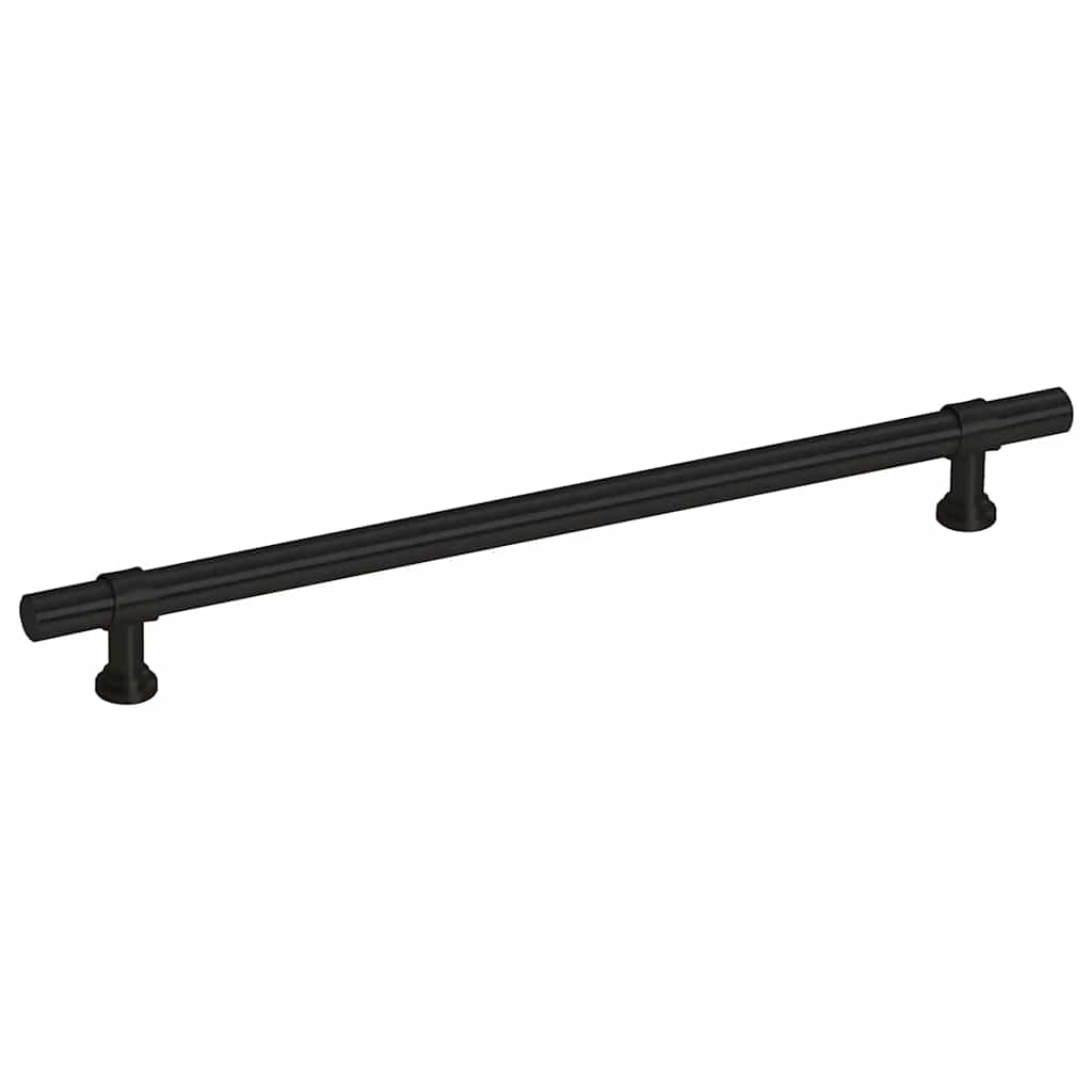 Furniture Handles 5 Pcs Black 192 Mm Stainless Steel