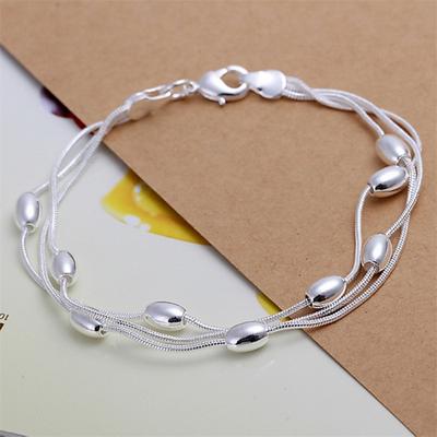 925 Sterling Silver Bracelet Chain Fashion Design Products Beautiful Jewelry High Quality Bracelet Beads For Ladies Wedding
