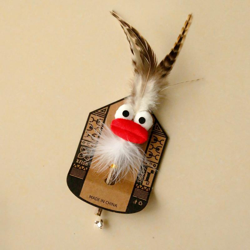 

Interactive Cat Toys Rechargeable Electric Flapping Wings Bird Cat Toy Sound Chirping Bird Catnip Touch Activated Plush Toy