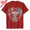 Distressed Hitchhikers Guide To The Galaxy Venn Diagram Life The Universe and Everything 42 Life Casual Style Graphic TShirt