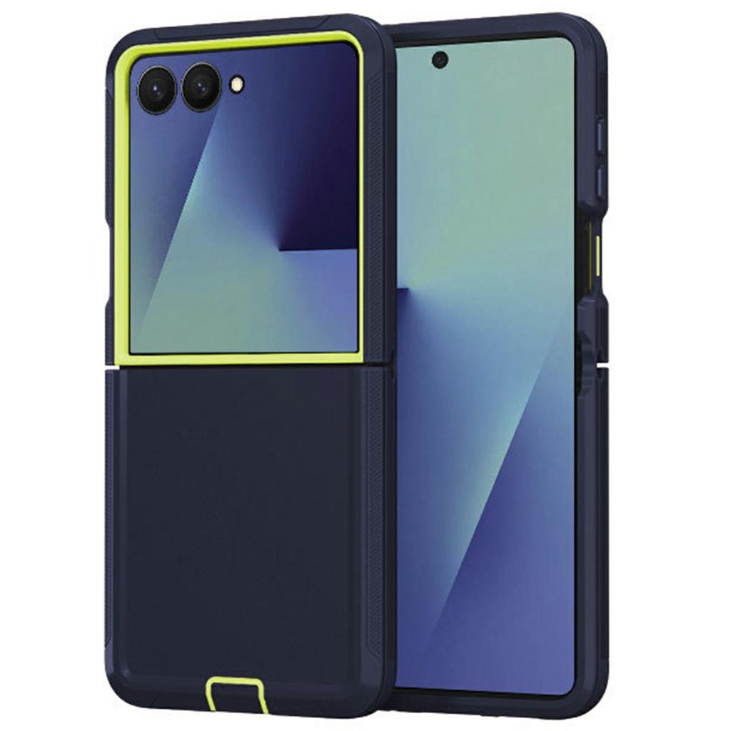 For Samsung Galaxy Z Flip7 5G Case Detachable PC + TPU Drop-Proof Back Cover