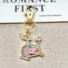 1Pcs Alloy Fitness Keychain Sports Theme Pendant Bag Charm Decorative Key Ring Gift For Sports Lover