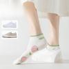 Anti-slip and Non-dropping Boat Socks for Women, Combed Cotton Socks, Shallow-mouthed Breathable Socks, Short Socks, Thin Styles for Spring and Autumn
