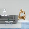 Creative Abstract Thinker Sculpture Figurine Ornament for Entrance Bedroom Living Room Housewarming