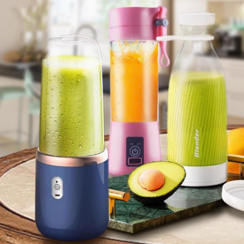 1PCS Juice Extractor Juice Cup Portable Rechargeable Small Juice Cup Home and Outdoor Multifunctional Juice Mixing