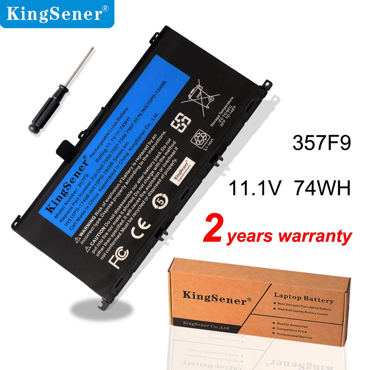 

Аккумулятор KingSener 11,1 В 74WH 357F9 для Dell Inspiron 15-7000 7559 7557 7566 7567 5576 INS15PD-1548B INS15PD-1748B INS15PD-1848B