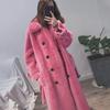 Windjacke Trend Wild Woolen Mantel Frühling und Herbst Große Größe Frau Kleidung Langarm