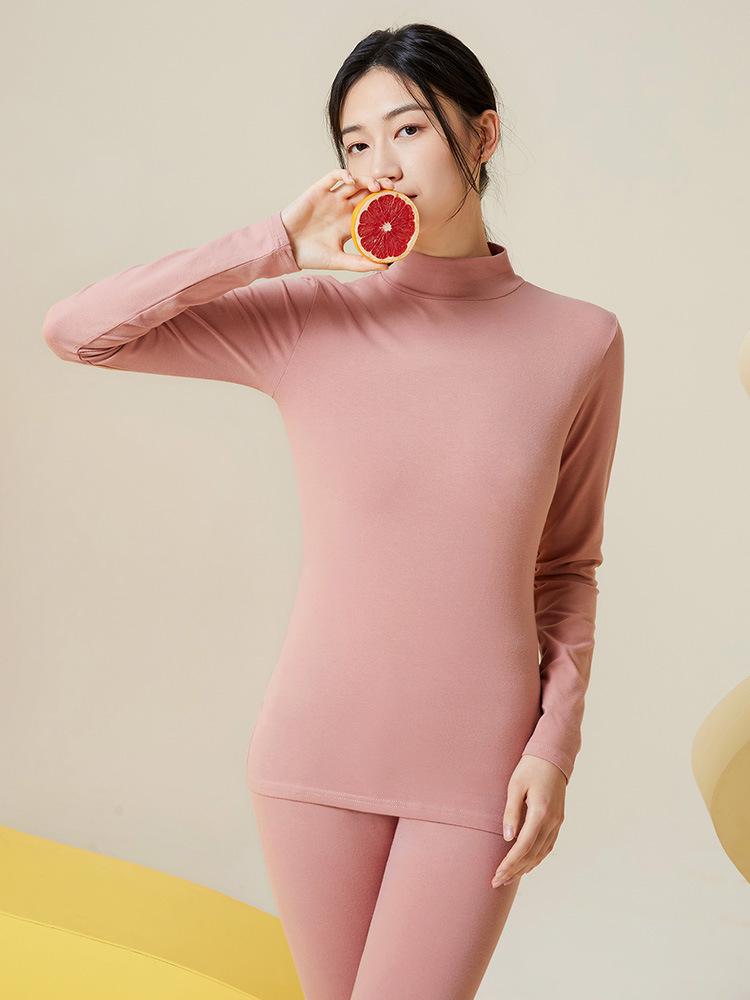 

Женский осенний комплект из лайкры и хлопка с полувысоким воротником XL [120-130 lbs]