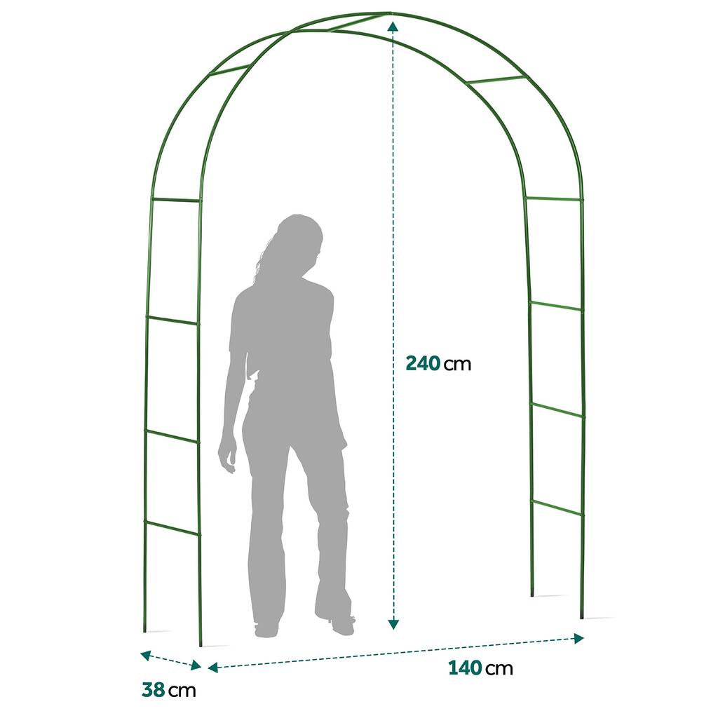 Garden Pergola Arch 240 Cm Plonos Pl-990