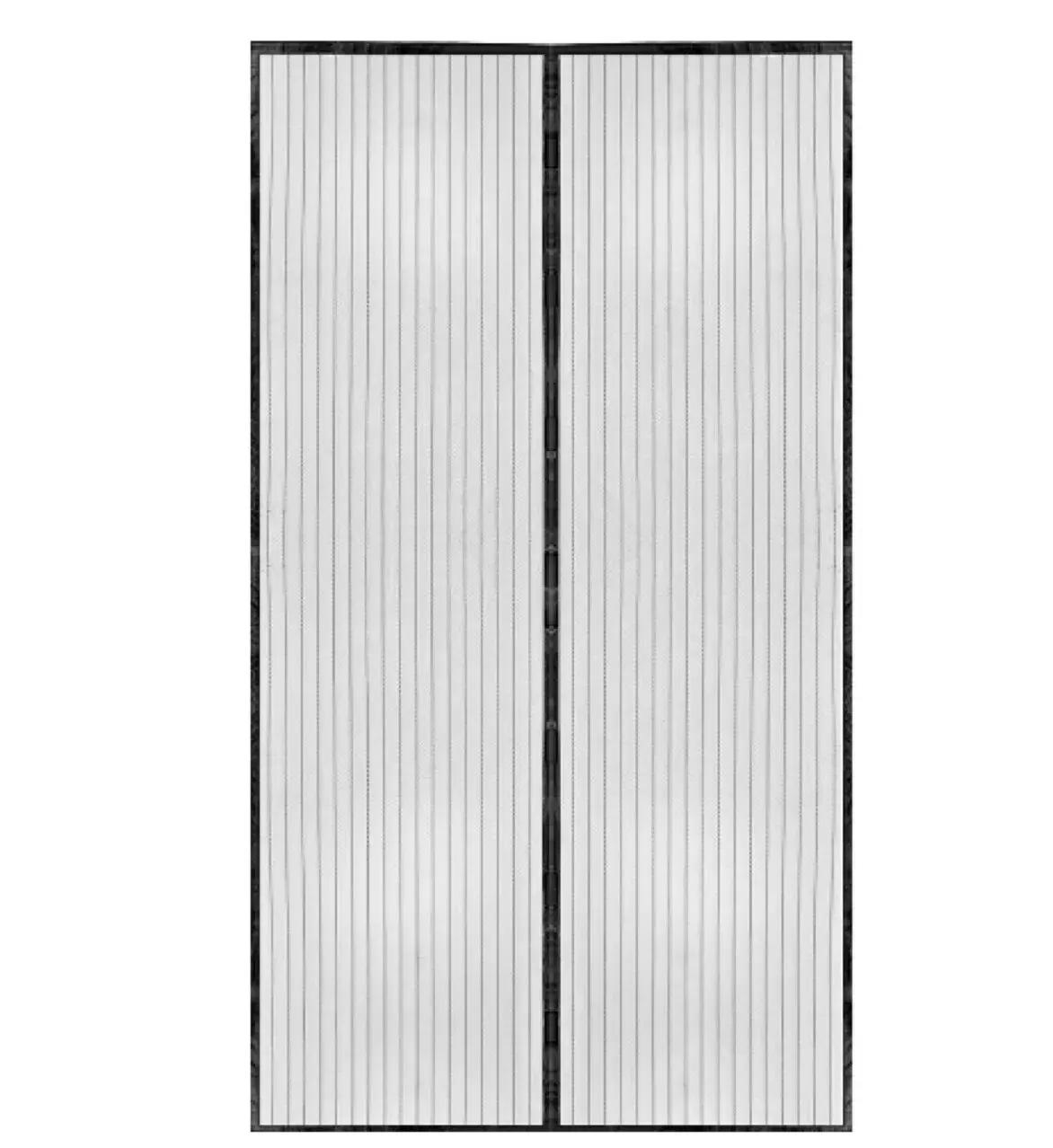 

Magnetic Screen Door Curtain Set - No-Punching Anti-Mosquito Insect Fly Bug Barrier Automatic Closure for Household Ventilation 90x210cm чёрный