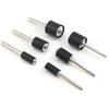 5Pcs Sanding Mandrels Groove Hard Woods Shape Rotary Tools Shank Mandrels 0.39inch 6.35mm 9.5mm Abrasive Tools