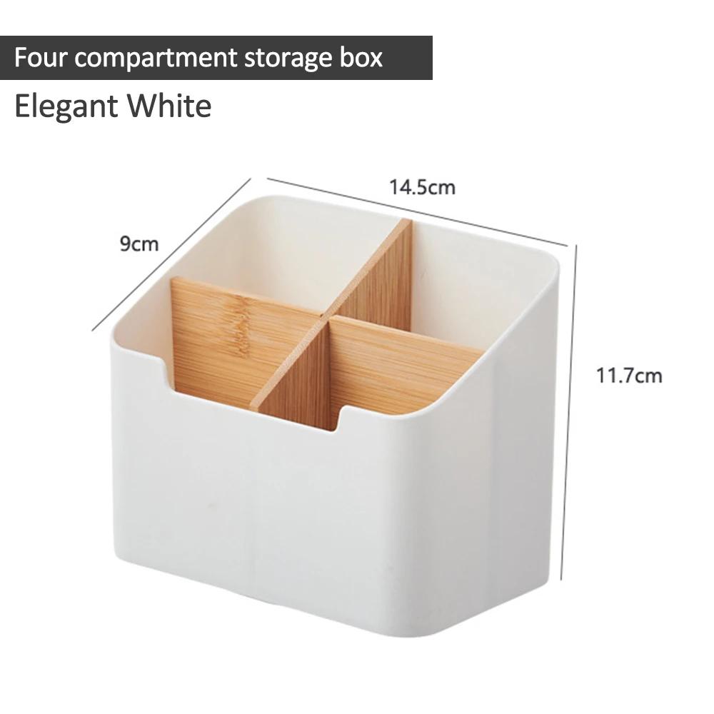 Detachable Remote Control Organizer TV Remote Holder For Table Multipurpose Desktop Storage Box Bedroom Living Room Organizer