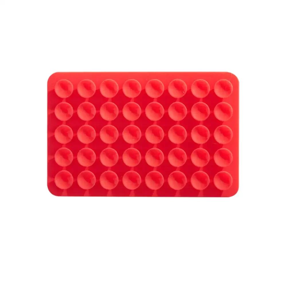 Double Side Silicone Suction Pad Phone Holders Fixture Suction Cup Backed Adhesive Silicone Rubber Sucker Pad for Fixed Pad