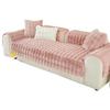 Super Soft Thicken Bubble Plush Sofa Cover Non-slip L-shaped Couch Cover Winter Warm Sofa Towel for Living Room Cushion