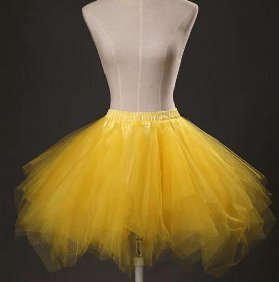 Colorful Boneless Padded Underskirt for Wedding Dress Photography