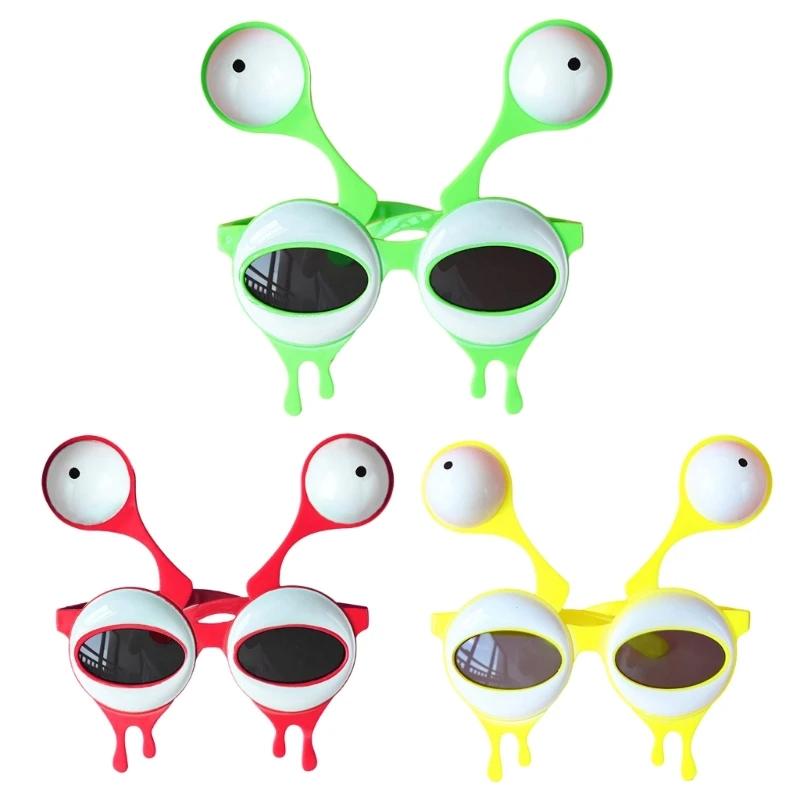 Funny Alien Sunglasses Hawaiian Summer Props Cosplay Anime Party Props ABS Multi-color Family Party Props