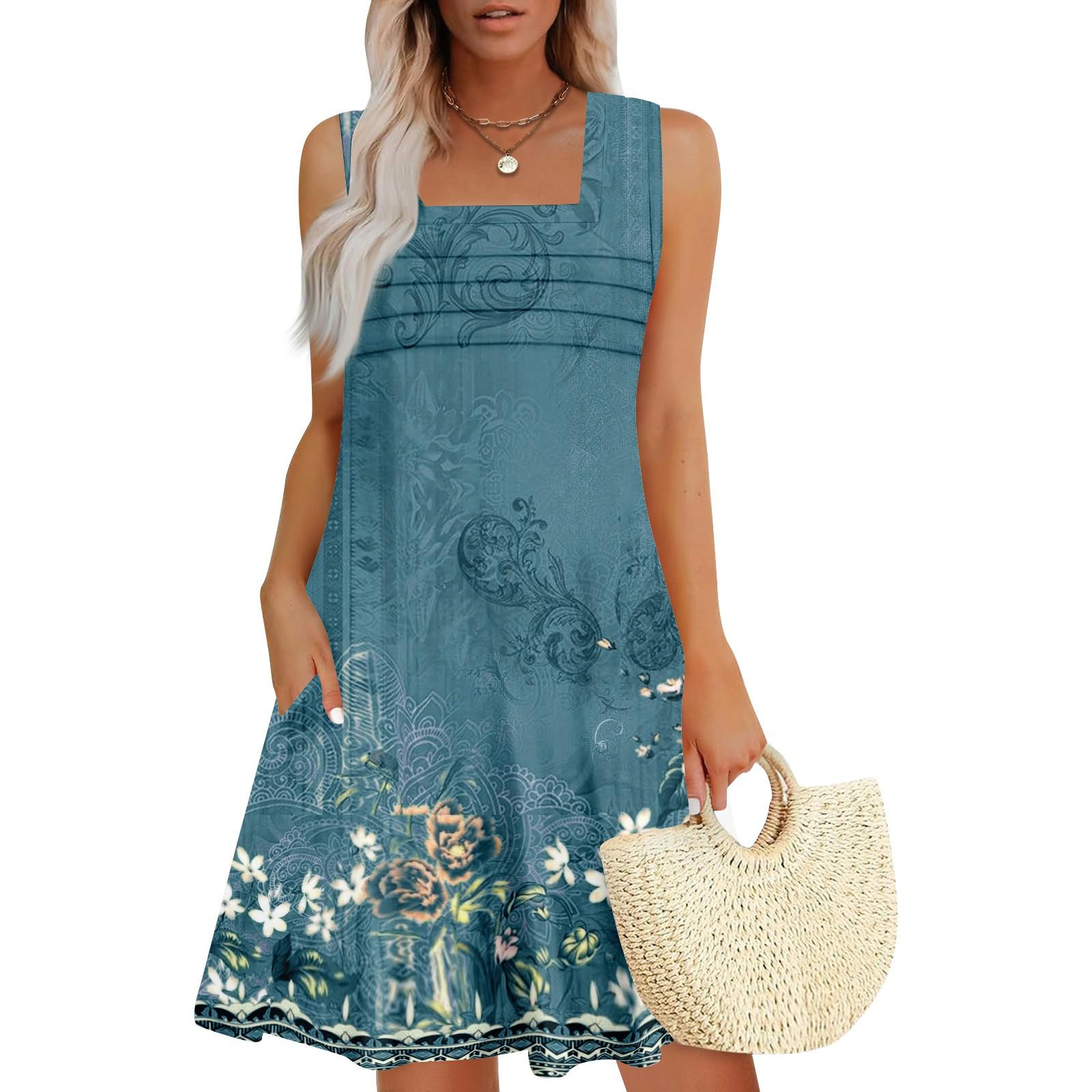 

Женские летние повседневные лепестковые узкие полосатые плиссированные однотонные платья XL