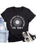 Be Kind Shirt For Women Flower Letter Print Tee Tops Casual Inspirational Kindness T-Shirt