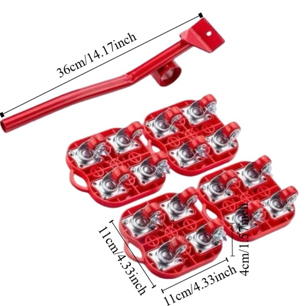 Arbeitssparender Möbel-Umzugswalze Starke Tragfähigkeit Verdickung Strapazierfähiger Möbelheber Leise Flexibel