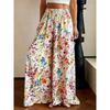 2026 Summer Fashionable New Fun Bohemian Colorful Flower Style 3D Printed Loose Street Sports and Leisure Pants Large Size