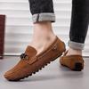 Men's Slip On Leather Shoes Lightweight Casual Shoes Moccasins Classic Male Comfortable Driving Shoe Men's Loafers