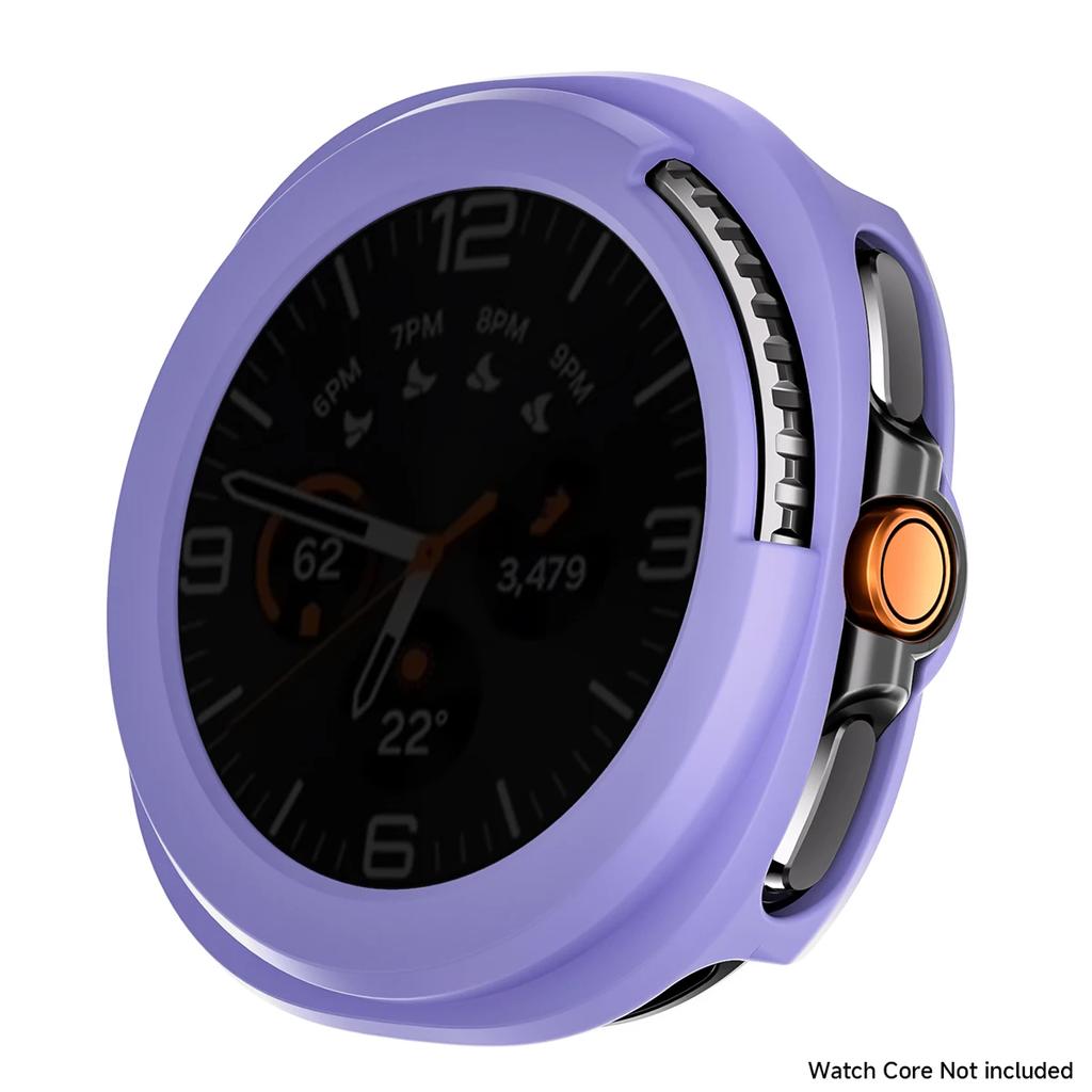 PC-fodral+Glas Sekretessfilm Fodral För Samsung Galaxy watch 8 Classic Tillbehör Skärmskydd Stötfångare Skyddande Hölje Klocka 8