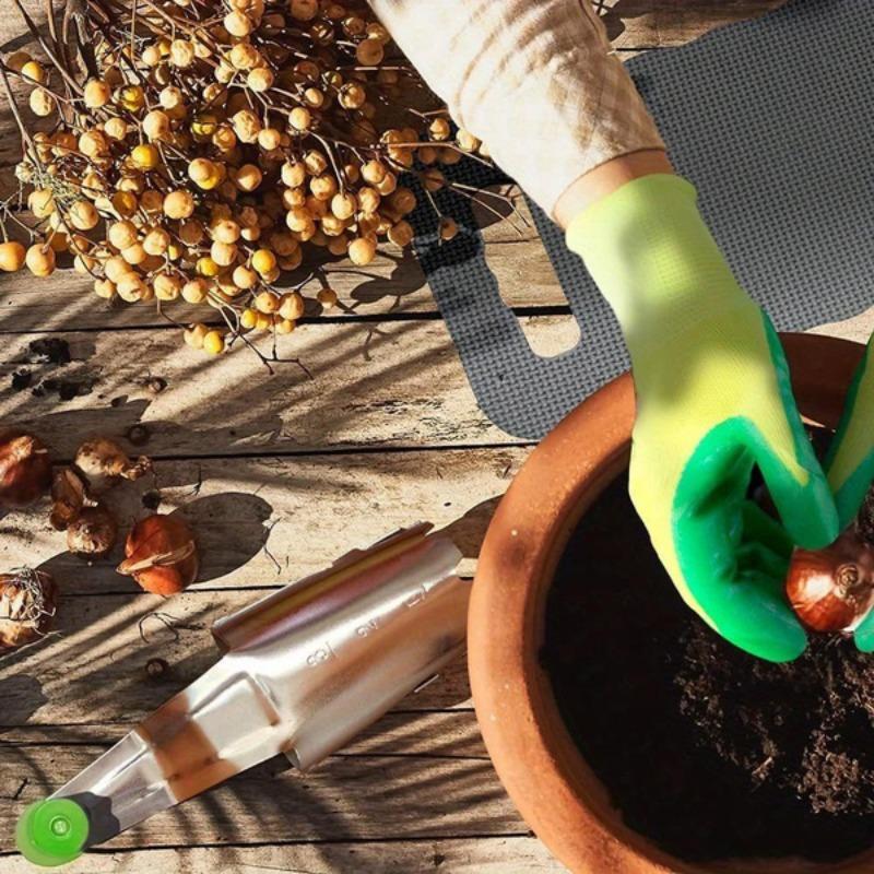 1PC Upgrade Your Gardening Skills with a Stainless Steel Seedling Planting Tool Set, Making Planting Easier and More Efficient!