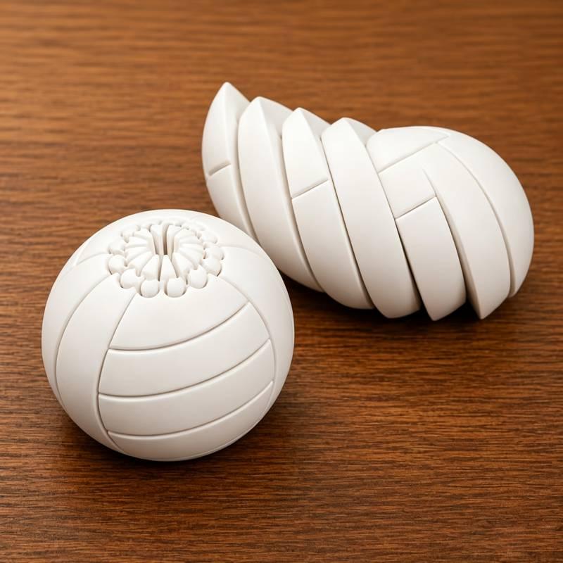 3D Printed Baseball Fidget Ball Portable Twist Sensory Toy Stress Relief for Adult Kids Travel Office Party Gift