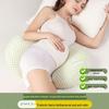 U-Shaped Pregnancy Body Pillow with Back Support, Removable Cover, Cotton-Polyester Blend