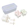 3pcs Ice Lolly Stick Molds PP Food Grade Reusable 12 Sticks Ice Cream Maker for Milk Yogurt Pudding