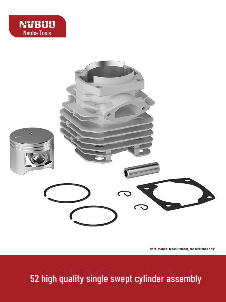Chainsaw Cylinder & Piston Kit: 52/58CC