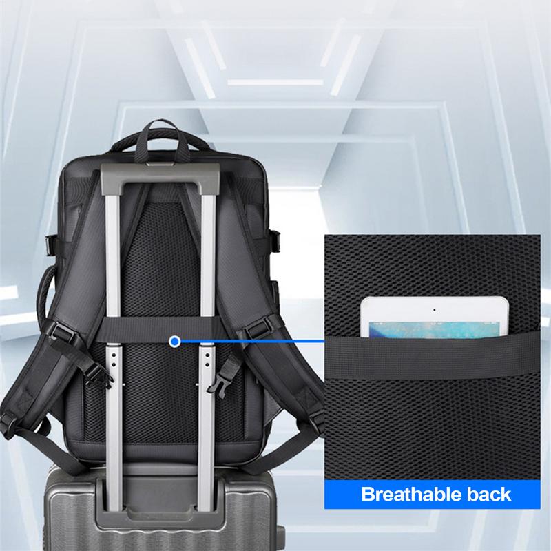 17 Inch Laptop Backpack Vacuum Compression Backpack Business Waterproof School Backpack Expand Outdoor Backpack