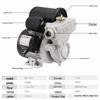 GA101 120W Fully Automatic Self-Priming Booster Pump for Hot/Cold Water, Universal Tap Water Pressurizer, 4-Point Water Drawing Pump