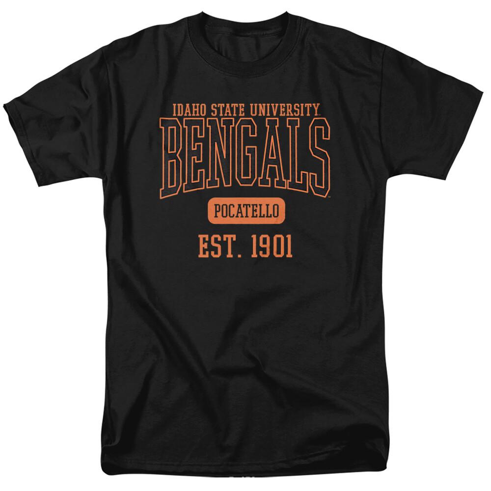 Idaho State University Adult T-Shirt Est. Date, Black, S-5XL S разноцветный