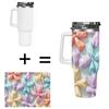 Blank 40oz Handled Insulated Cup Drop Shipping Vacuum Tumbler for Outdoor Cycling Long Trip Water Supply