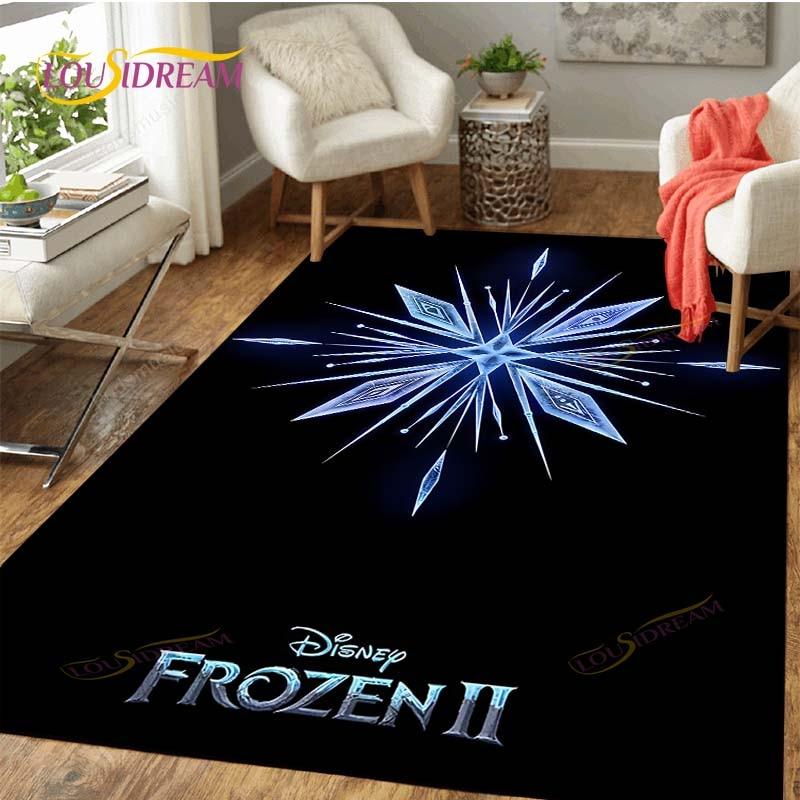 Frozen Carpet Anime Rug Kids Carpets Living Room Tea Table Mats Bedroom Rug Washable Floor Mats Household Area Mat Cute Rug
