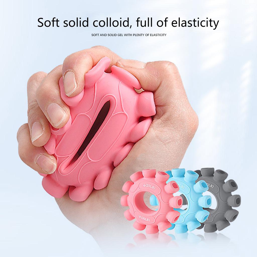 Hand Strengthener Suction Cup Grip Rings Hand Exerciser Silicone Squeezer Grippers Finger Exerciser for Office Homes Gym