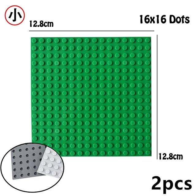 City Classic 32x32 32x16 16x16 Dots Baseplate Road Plate Straight Curved River Baseplate Assembly Block Figures Building Blocks