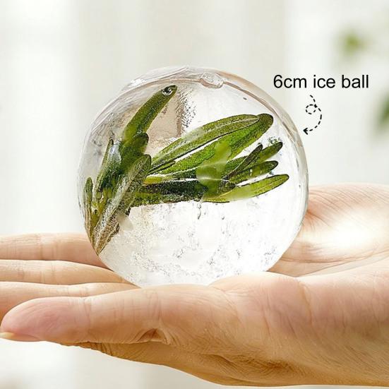 Ice Ball Maker Cup 2-in-1 Collapsible Silicone Ice Hockey Cup with Straw And Lid Foldable Easy Demolding Sphere Ice Cubes for Whiskey Cocktails