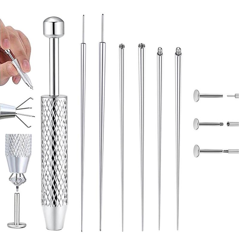 316 Stainless Steel Threaded Guide Pin for Piercing and DIY Tool